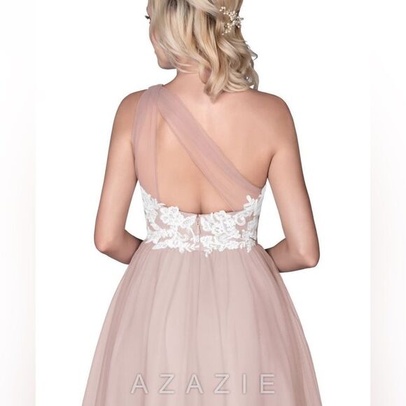 Azazie Noa Dress Wisteria with Men’s Matching Vest and Tie - Picture 15 of 15